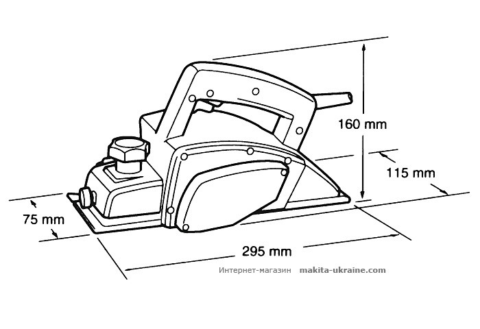 Рубанок MAKITA N1923B