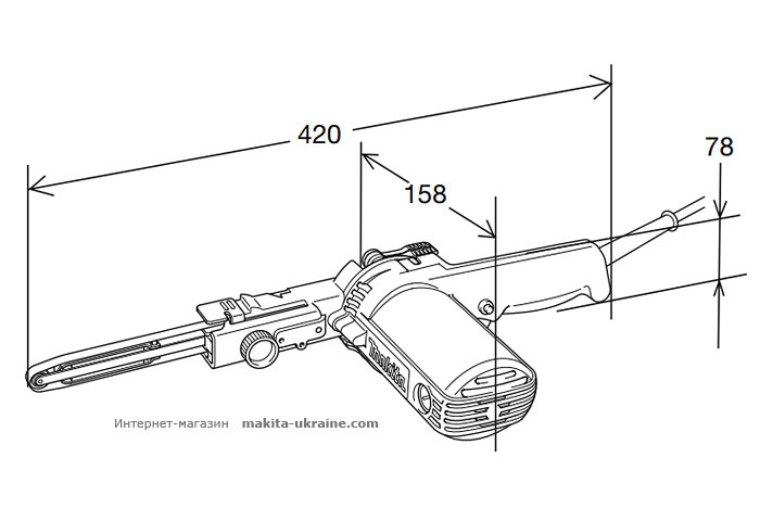 Ленточная шлифмашина MAKITA 9032