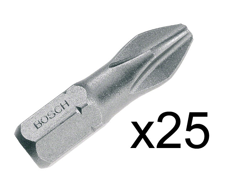 Набор бит Bosch Extra Hard 25 шт. PH2 TicTac