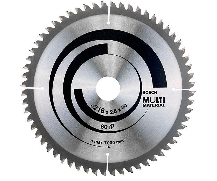 Пильный диск BOSCH Multi Material 254Х30 60 GCM 10