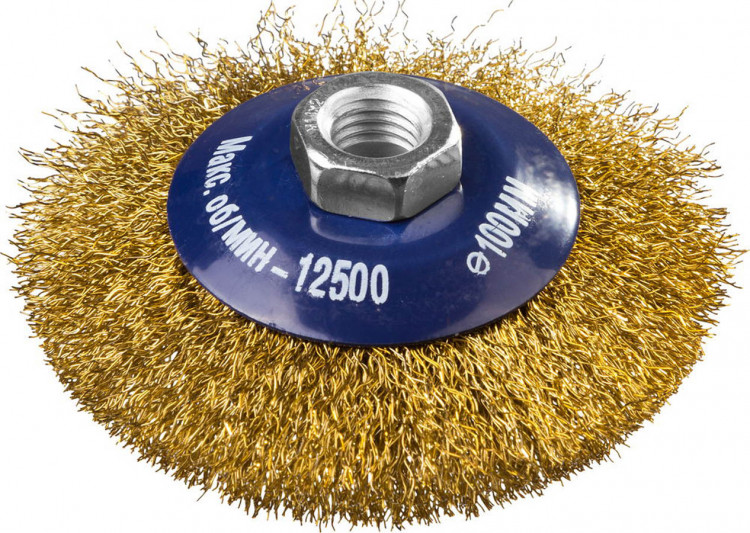 Щетка крацовка коническая для УШМ DEXX 35105-100