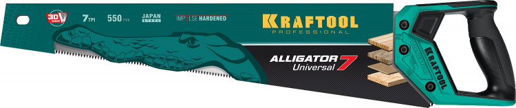 Ножовка универсальная Alligator Universal 7 KRAFTOOL 15004-55