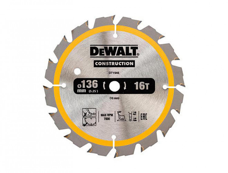 Пильный диск Construction DeWALT DT1946
