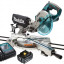 Аккумуляторная торцовочная пила MAKITA SET-DLS713