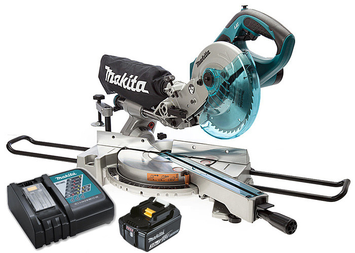 Аккумуляторная торцовочная пила MAKITA SET-DLS713