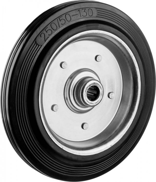 Колесо ЗУБР 30936-250 применяются для перемещения тележек и легковесного оборудования. Рекомендуется для полов с неровностями и препятствиями