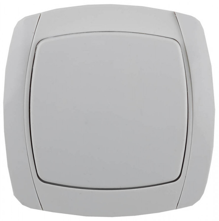 Одноклавишный выключатель СВЕТОЗАР CITY LIGHT SV-54230-W