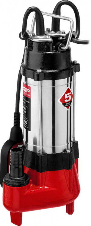 Насос фекальный погружной ЗУБР НПФ-250