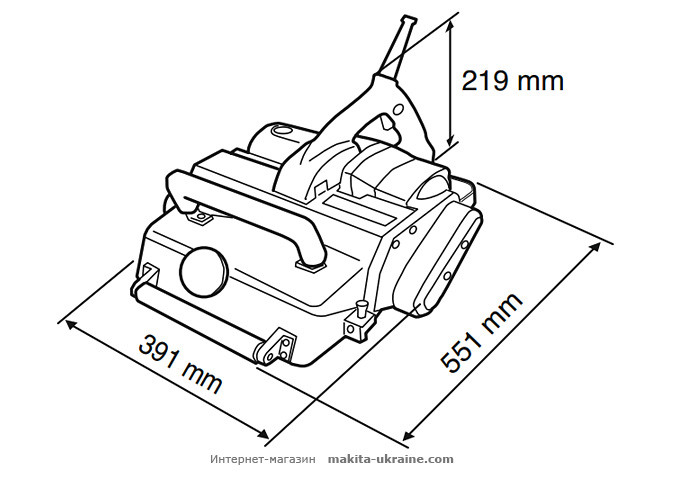 Фуганок MAKITA KP312S