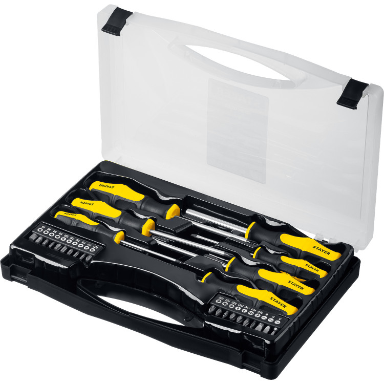 Отвертки с магнитным наконечником STAYER 25827