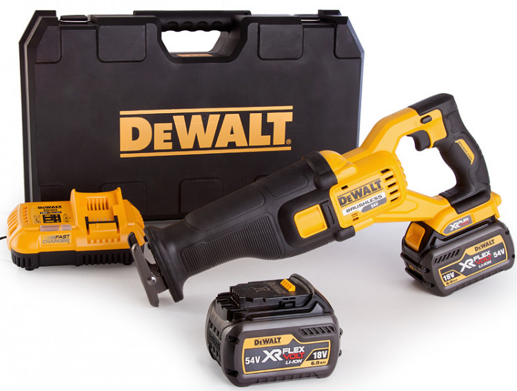 Аккумуляторная сабельная пила DeWALT DCS388T2