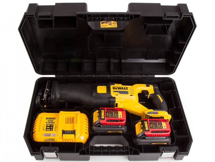 Аккумуляторная сабельная пила DeWALT DCS388T2
