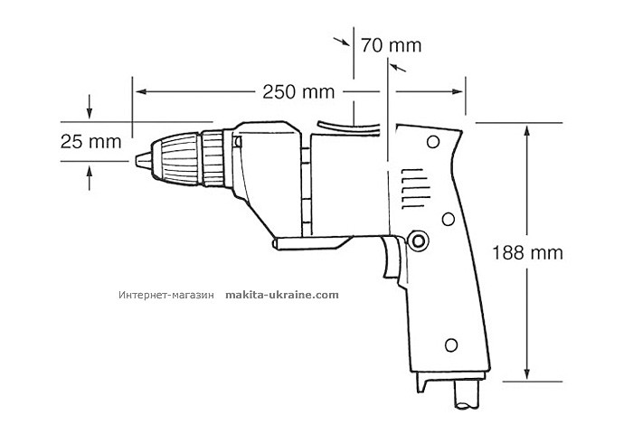 Дрель-шуруповерт MAKITA 6510LVR