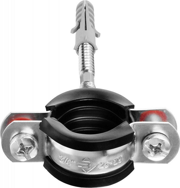 Хомут для труб металлический ЗУБР 37866-25-29