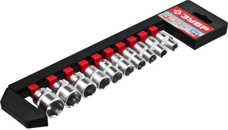 Набор инструментов торцовые головки ЗУБР 27654-H10