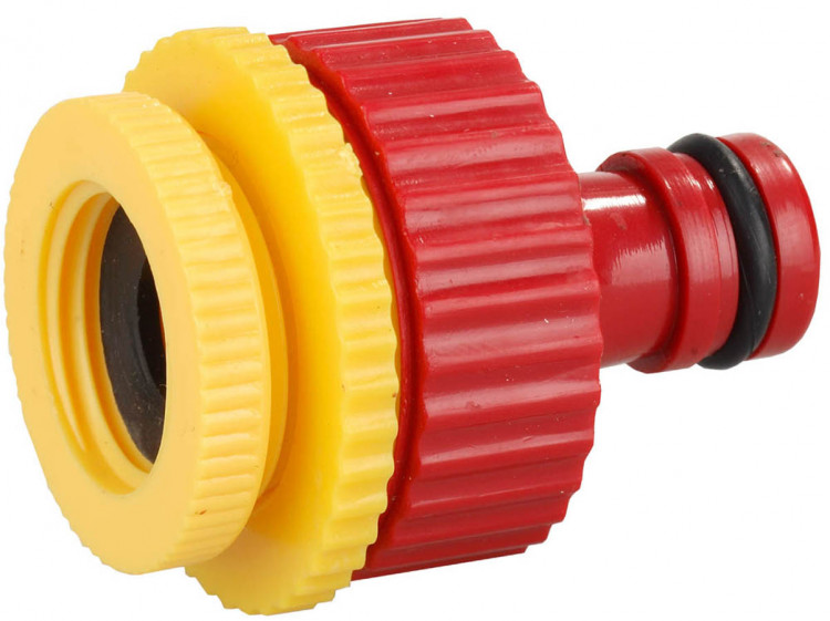 Адаптер Grinda 8-426307_z01 применяется в качестве переходника между соединителем и водопроводной трубой или краном с внешней резьбой 1/2”