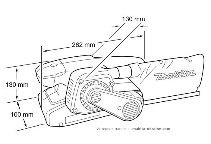 Ленточная шлифмашина MAKITA 9910