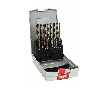 Сверло по металлу BOSCH HSS-Co 1-10 мм (19 шт.)