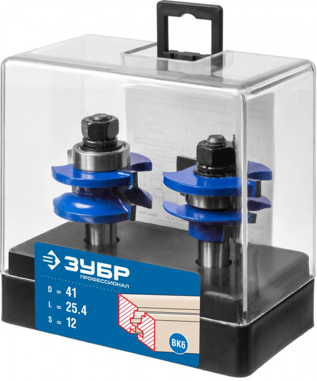 Набор фрез рамочных №1 ЗУБР 28771-41.3-H2