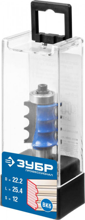 Фреза кромочная фигурная №1 ЗУБР 28712-22.2