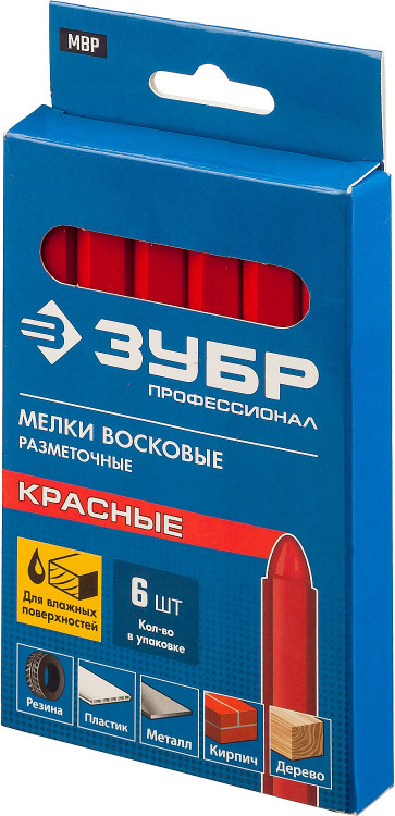 Мелки разметочные восковые ЗУБР 06330-3