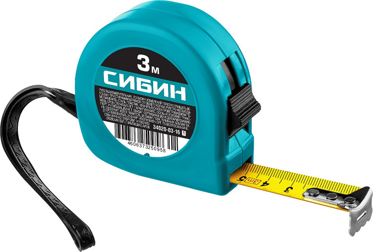Рулетка измерительная СИБИН 34020-03-16_z01