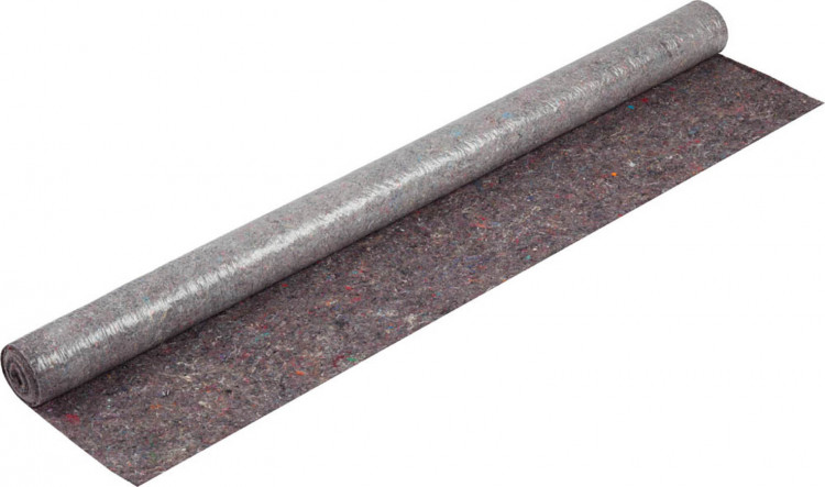 Войлочное покрытие ЗУБР 12572-01-05 - лучшая защита напольных покрытий при ремонте. Предотвращает повреждение пола твердыми частицами бетона