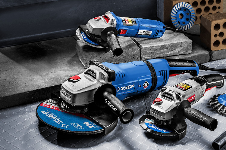 Угловая шлифмашина ЗУБР УШМ-125-1200 ЭМ3