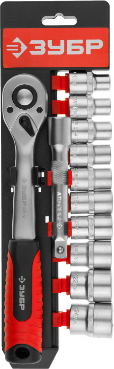 Набор инструментов торцовые головки ЗУБР 27647-H12