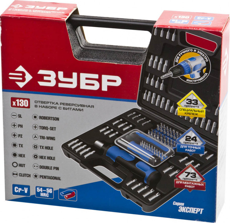 Набор инструментов ЗУБР 25237-H129