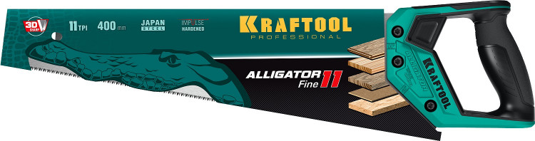 Ножовка для точного реза Alligator Fine 11 KRAFTOOL 15203-40
