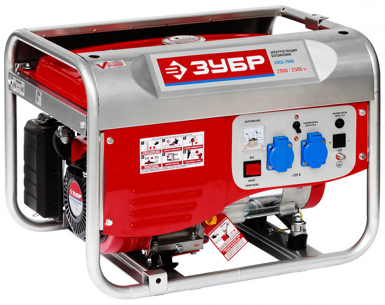Бензиновый электрогенератор ЗУБР  ЗЭСБ-2500