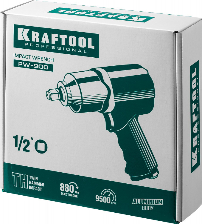 Ударный пневматический гайковерт KRAFTOOL PW-900 64210