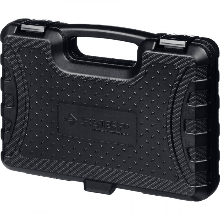 Набор комбинированных гаечных ключей трещоточных шарнирных с  адаптерами ЗУБР 27102-H10