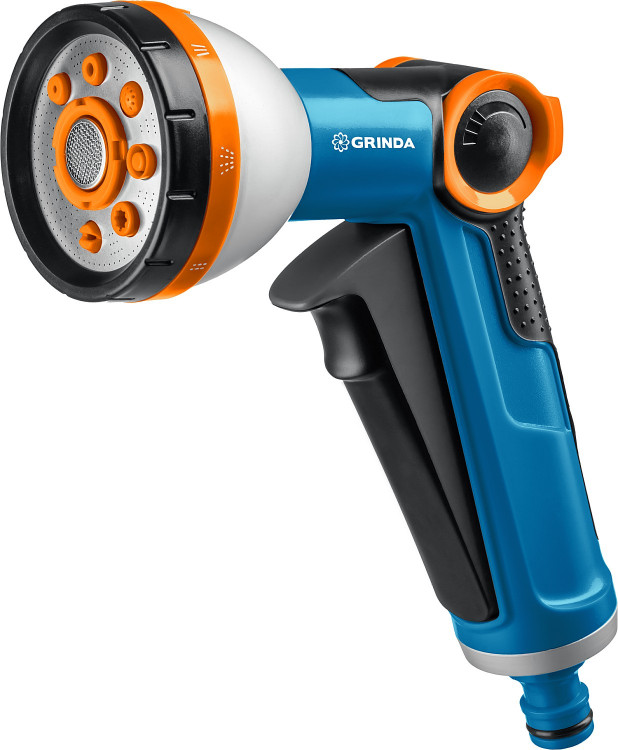 Пистолет поливочный двухкомпонентный с регулятором напора PROLine X-8 GRINDA 8-427145_z02