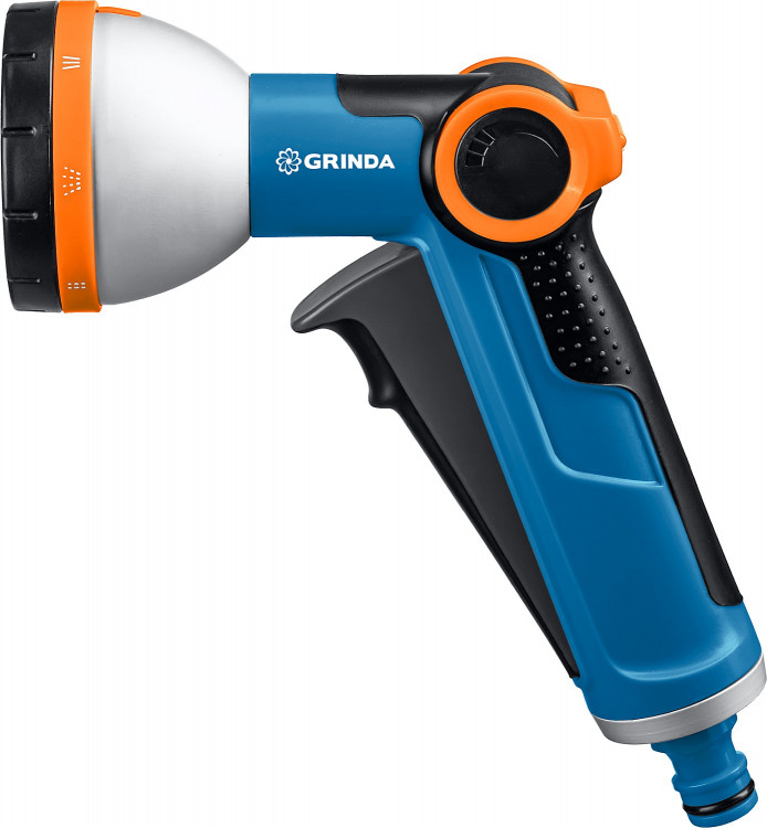 Пистолет поливочный двухкомпонентный с регулятором напора PROLine X-8 GRINDA 8-427145_z02