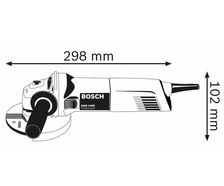Болгарка BOSCH GWS 1400