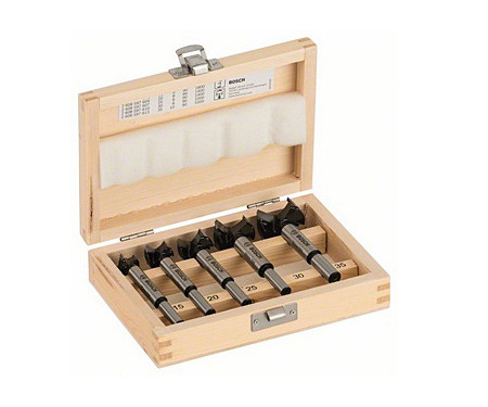 Сверло Форстнера BOSCH 15/20/25/30/35 мм (5 шт.)