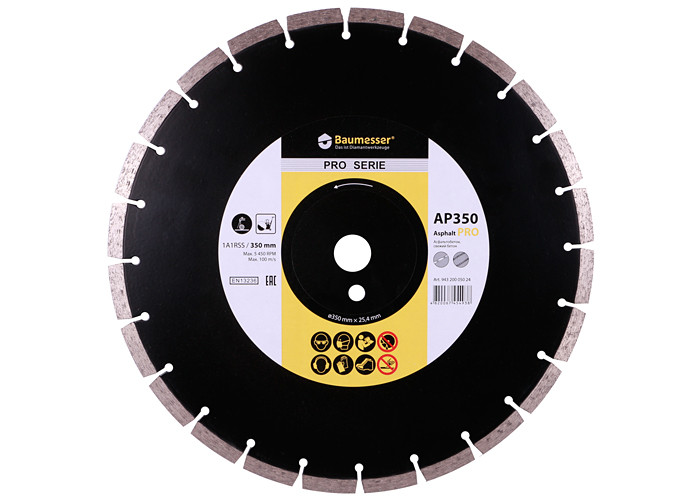 Алмазный диск DISTAR 1A1RSS/C3-H 350 F4 Baumesser Asphalt Pro