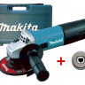 Болгарка MAKITA 9558HNG + кейс 824985-4 + быстрозажимная гайка