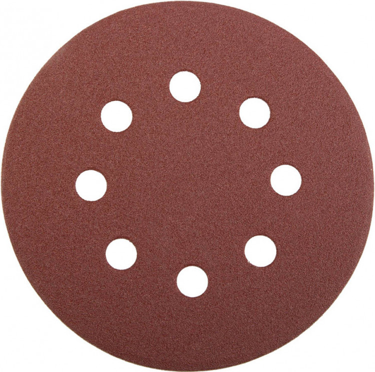 Круги шлифовальные на липучке из абразивной бумаги перфорированные 125 мм, STAYER 125 мм 3580-125-080 Professional