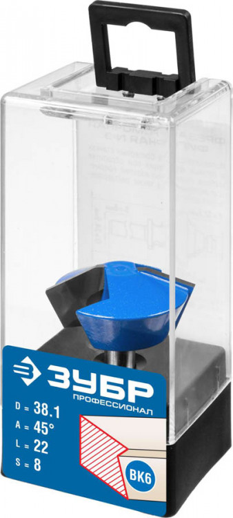 Фреза кромочная конусная ЗУБР 28725-38.1-45