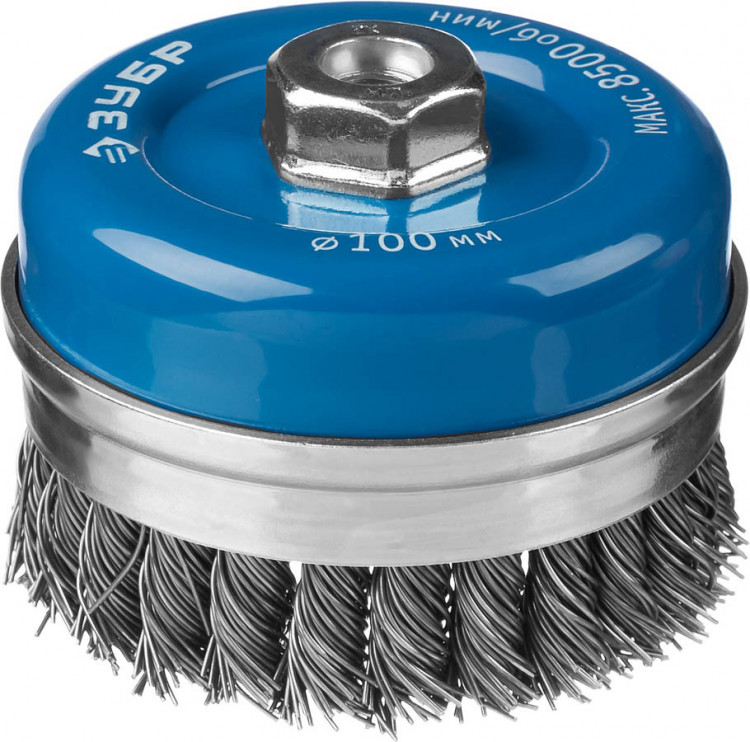 Щетка крацовка чашечная для УШМ ЗУБР 35271-100_z02