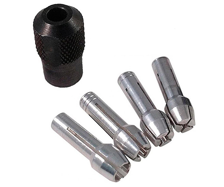 Комплект цанг и цанговый зажим Bosch Dremel (4485)