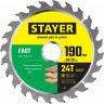 Диск пильный по дереву STAYER FAST 3680-190-30-24_z01