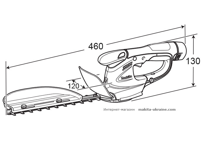 Аккумуляторный кусторез MAKITA UH200DZ