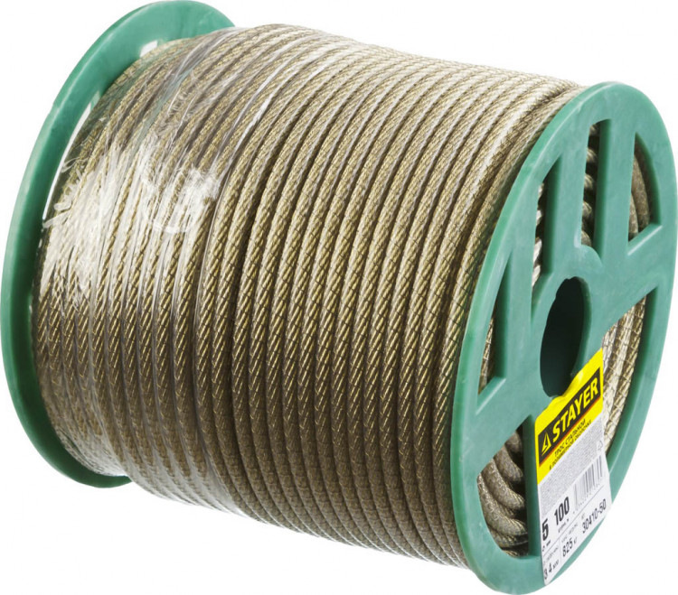 Стальные тросы Stayer 30410-50 предназначены для использования в быту