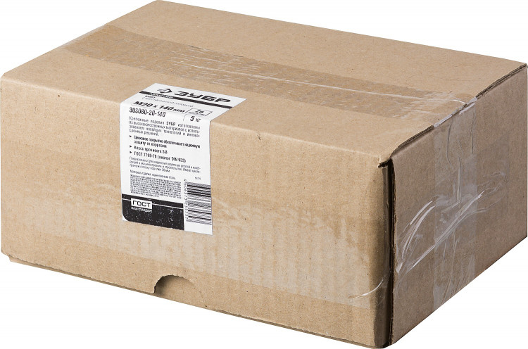 Болт ГОСТ 7798-70 ЗУБР 303080-20-140