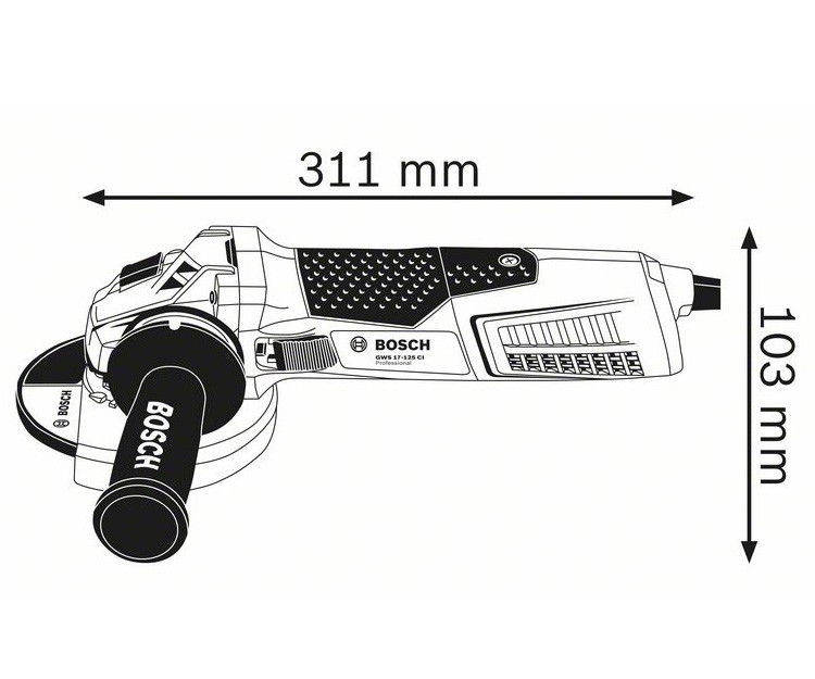 Болгарка BOSCH GWS 19-125 CI