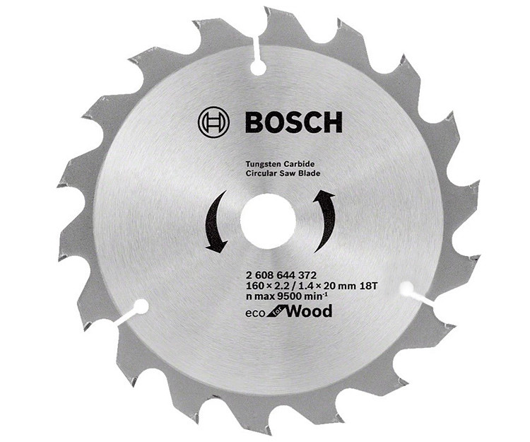 Пильный диск по дереву BOSCH Eco for Wood 190x20 24T